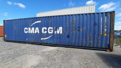 40′ HIGH CUBE SHIPPING CONTAINER - Cargo Worthy - CTBU40HCCW - Image 2