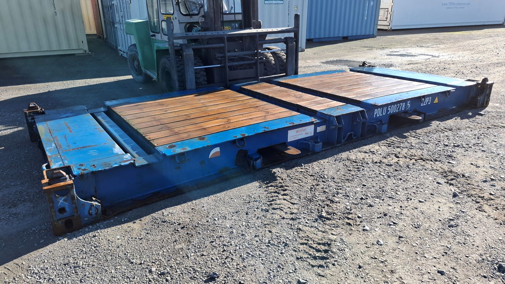 20' Flat Rack - CB20FR - Image 4