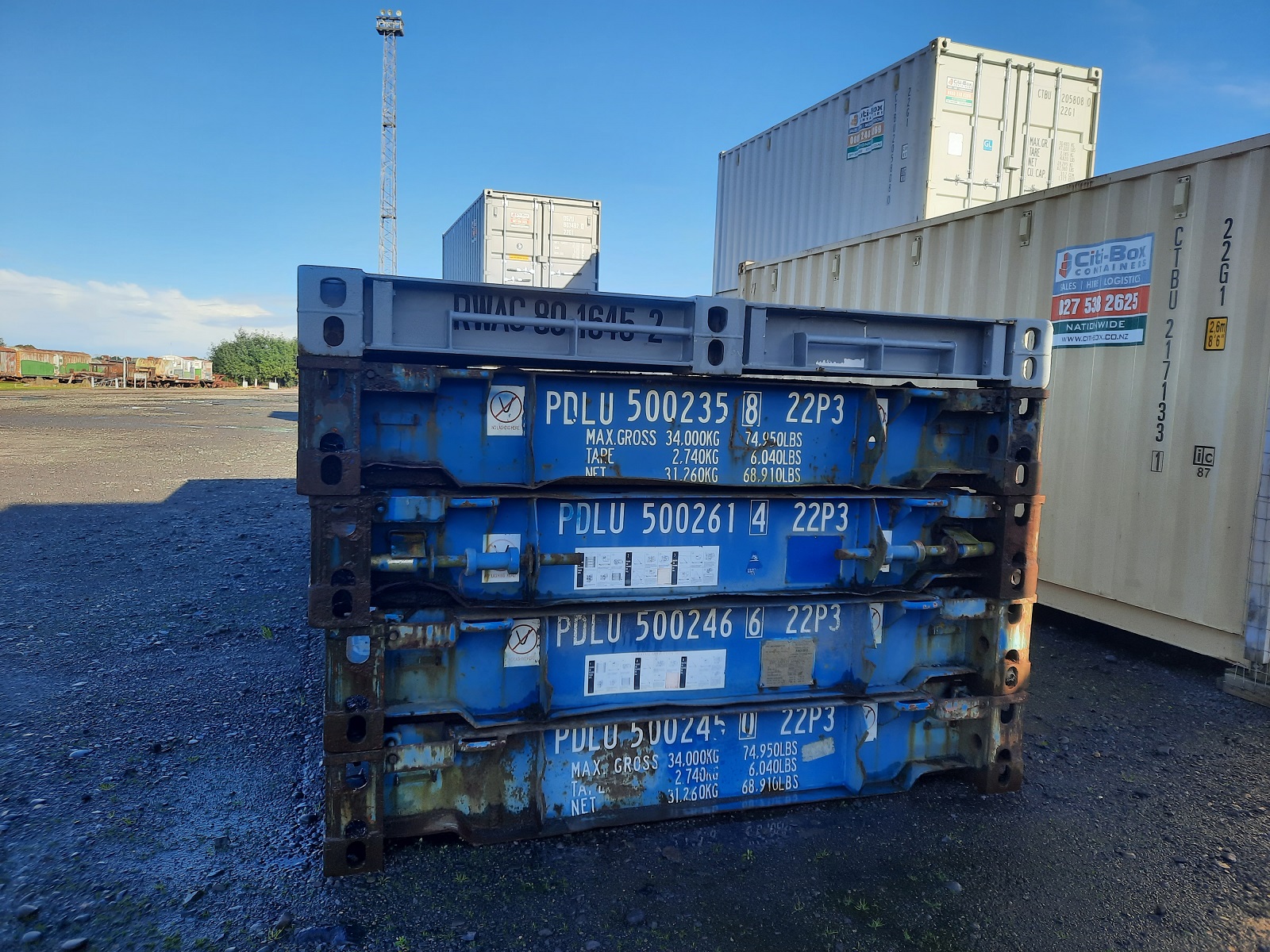 20' Flat Rack - CB20FR - Image 8