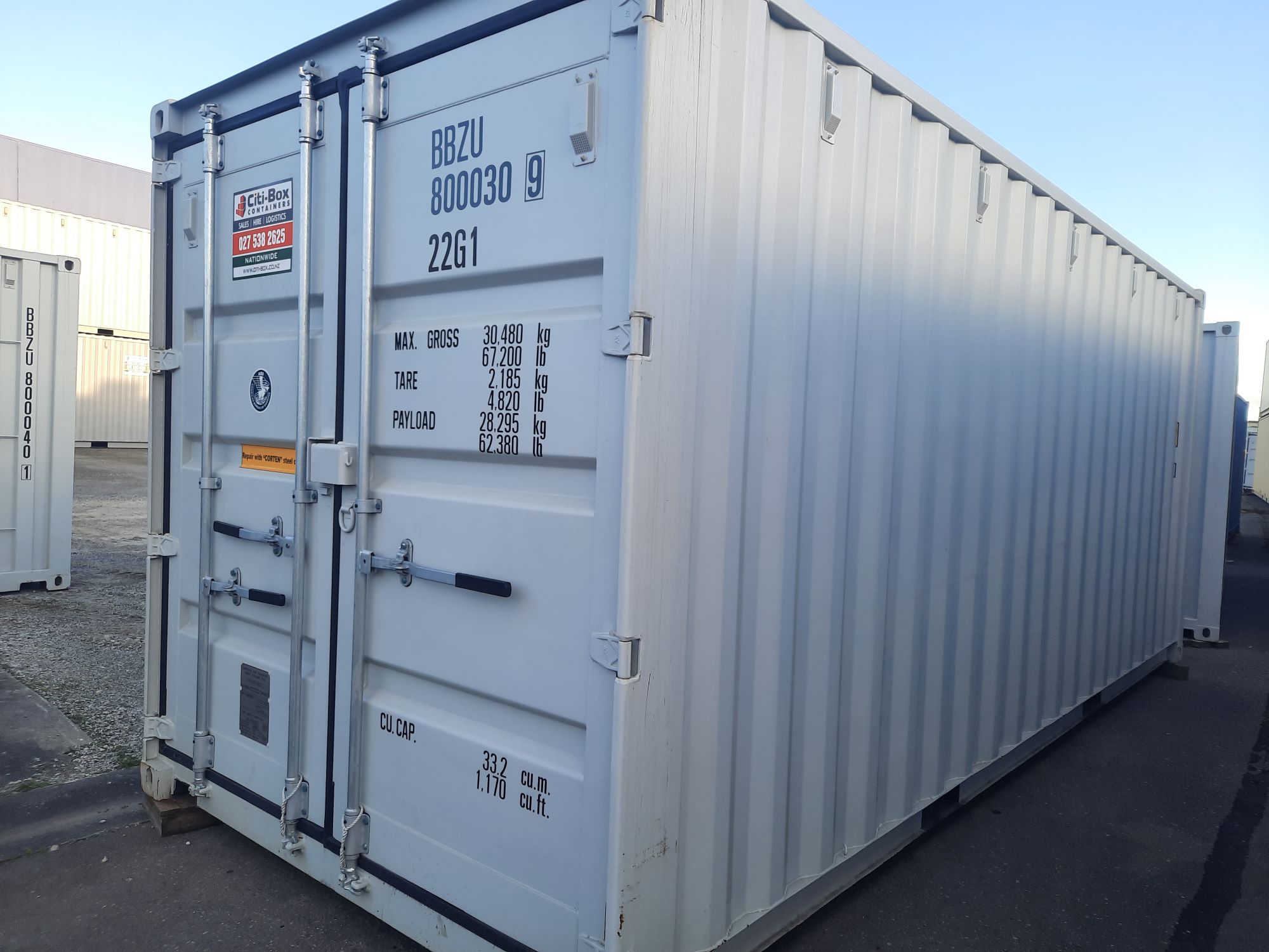 Need reliable storage in Palmerston North? Our 20ft shipping containers are available for sale, offering excellent, secure solutions.